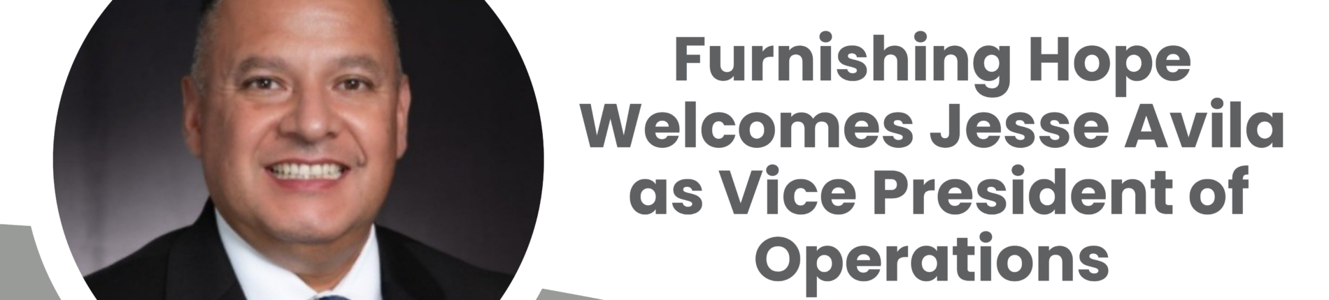 Jesse Avila, new Vice President of Operations at Furnishing Hope