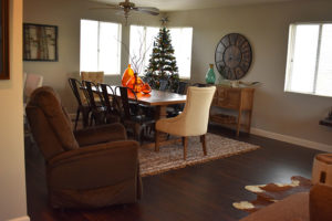 Newly furnished living room