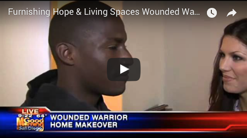 Furnishing Hope and Living Spaces Wounded Warrior Home Makeover video thumbnail